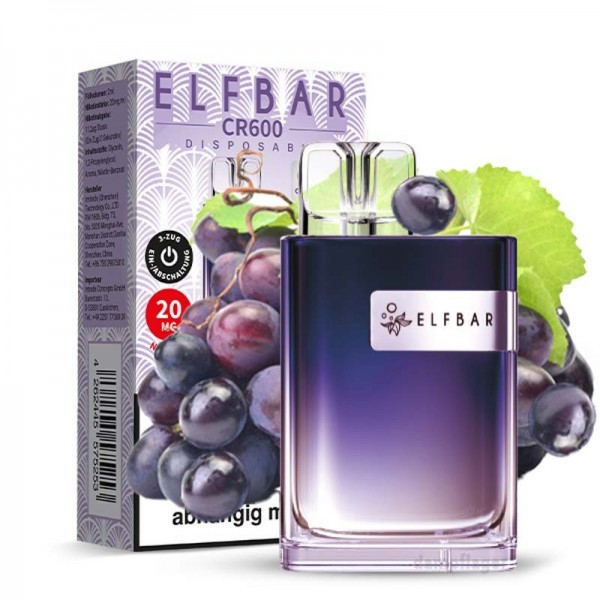 Elf Bar Crystal CR600 Einweg Vape 20mg