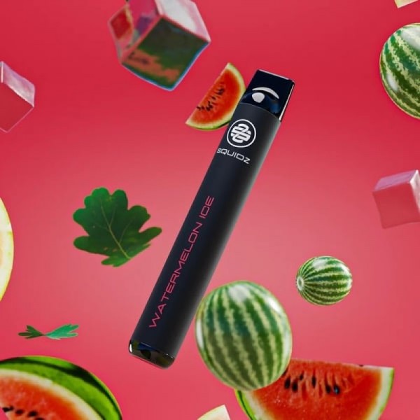 Squidz Watermelon Ice Einweg E-Shisha Vape Bar 700 Züge 20mg